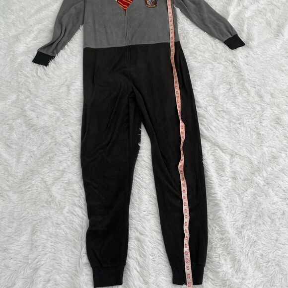 Unisex Harry Potter Fleece Costume Outfit in Gray and Black Size Small (4/6) - Picture 5 of 10